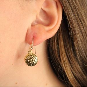 Gold Circle Earrings